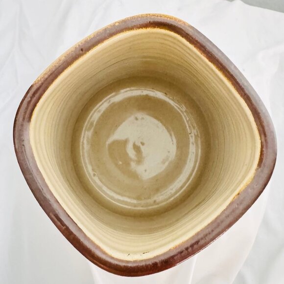 Polly Pottery Boulder CO Stoneware Crock/Utensil Holder Moose - Picture 4 of 5